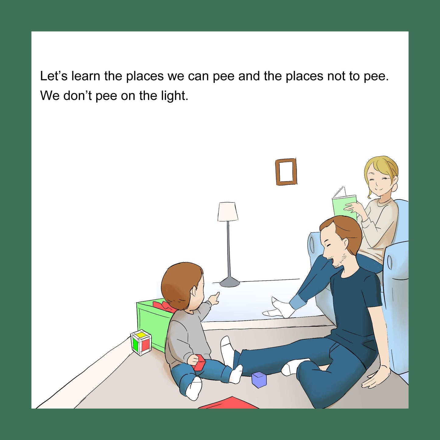 The Places Not to Pee - Board Book