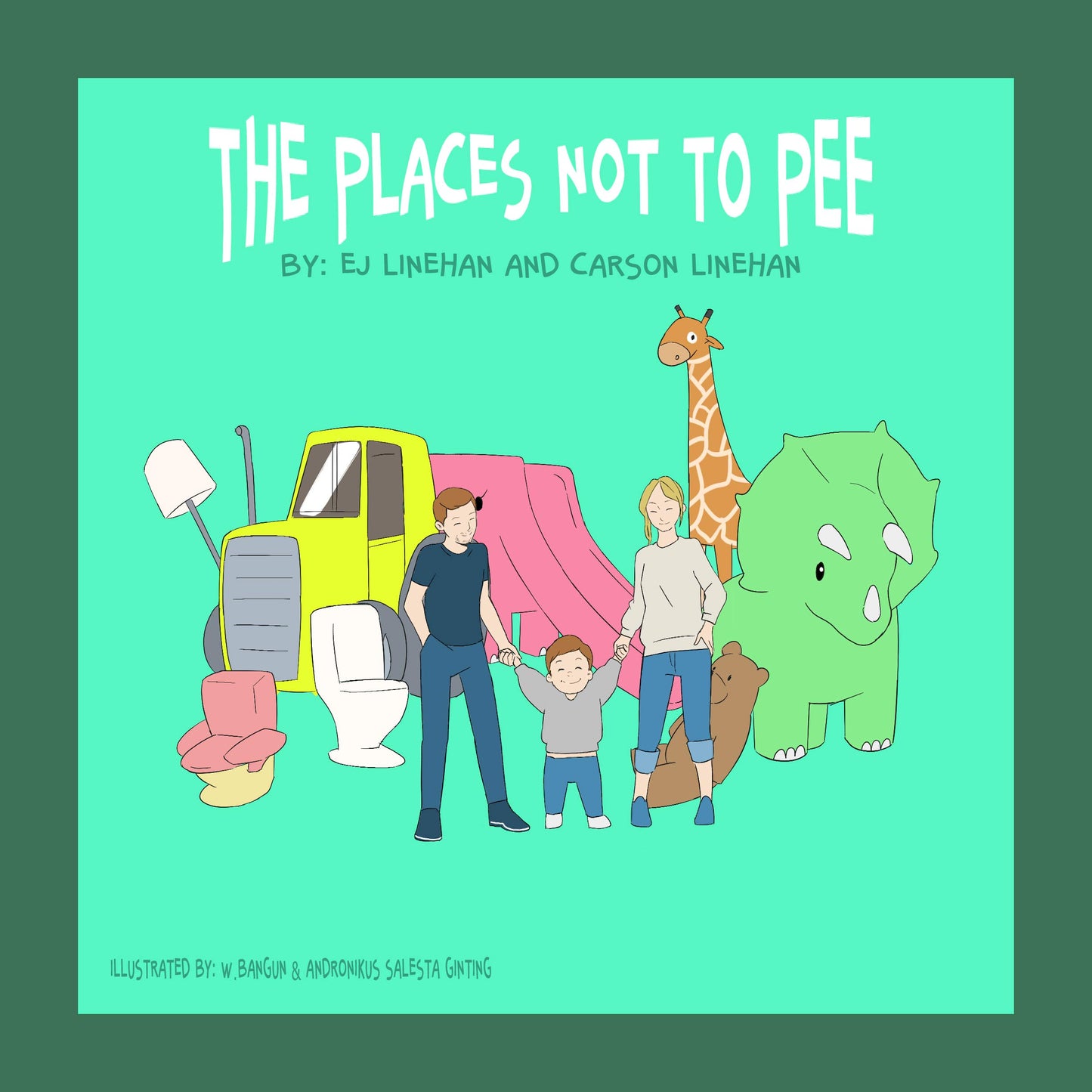 The Places Not to Pee - Board Book